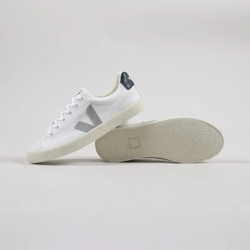 Veja Esplar SE Canvas Shoes White Oxford Grey Nautico-1
