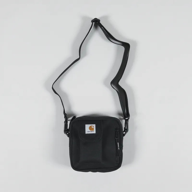 Carhartt WIP Essentials logo-patch Messenger Bag - Black