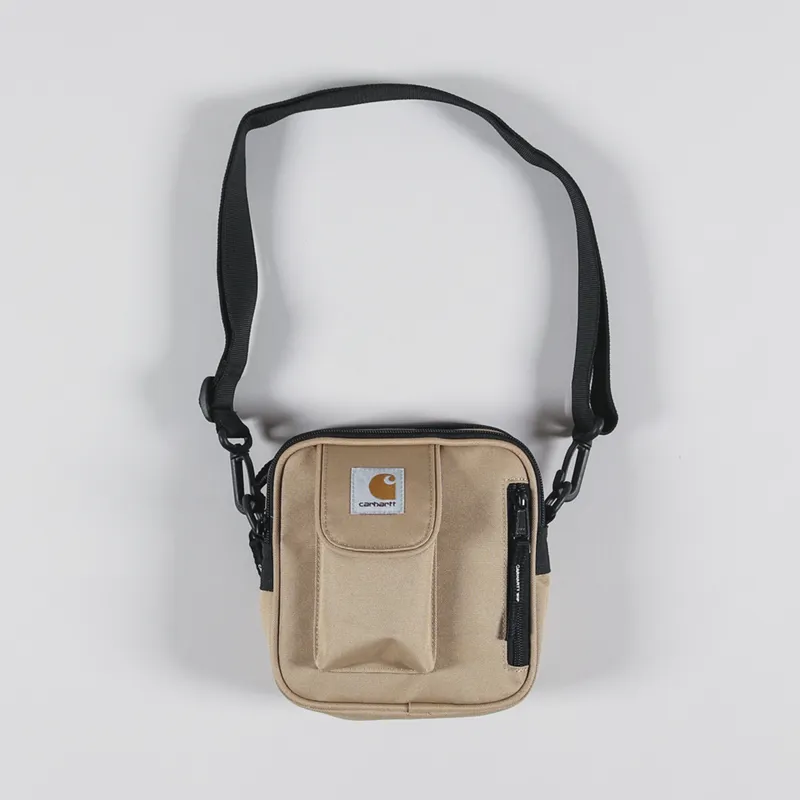 Carhartt WIP Essentials logo-patch Messenger Bag - Black