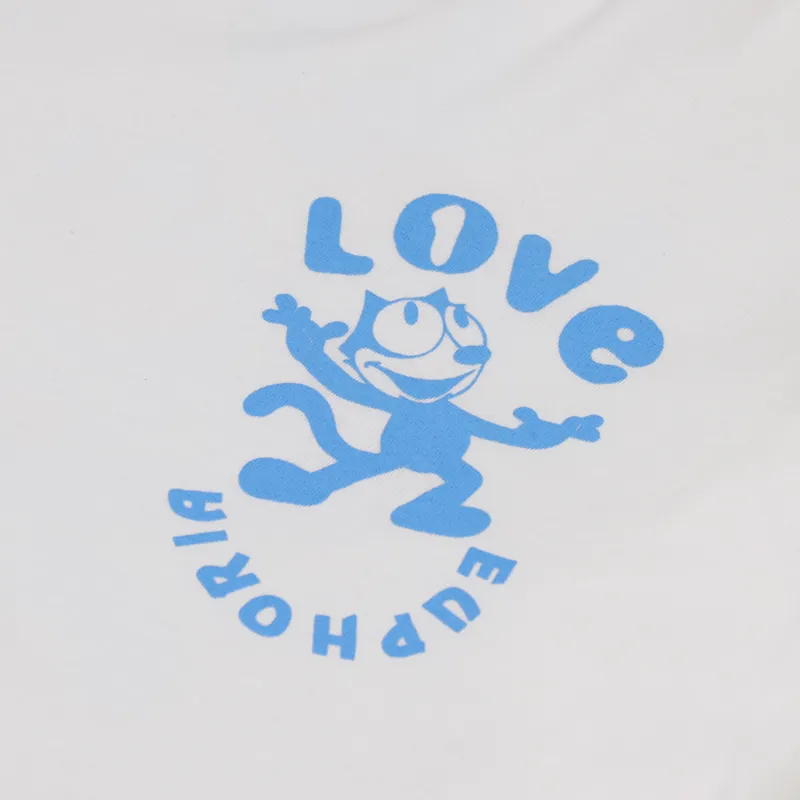 Surf Is Dead Euphoria Long Sleeve T Shirt White-5