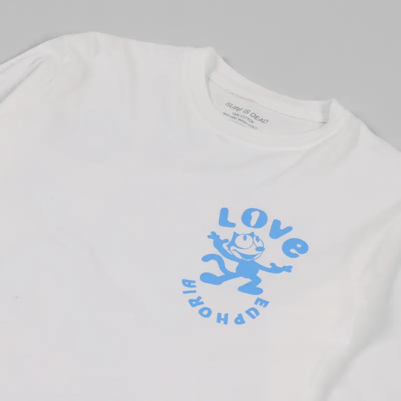 Surf Is Dead Euphoria Long Sleeve T Shirt White-3