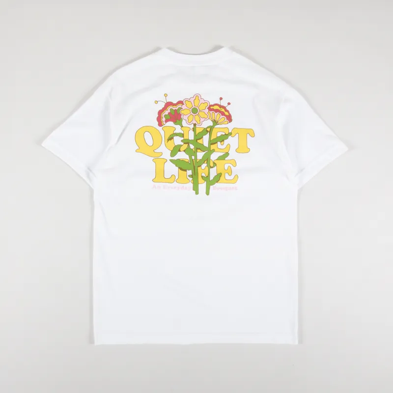 The Quiet Life Everyday Bouquet T Shirt White