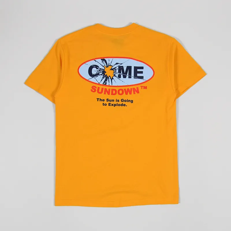 Come Sundown Explode T Shirt Gold
