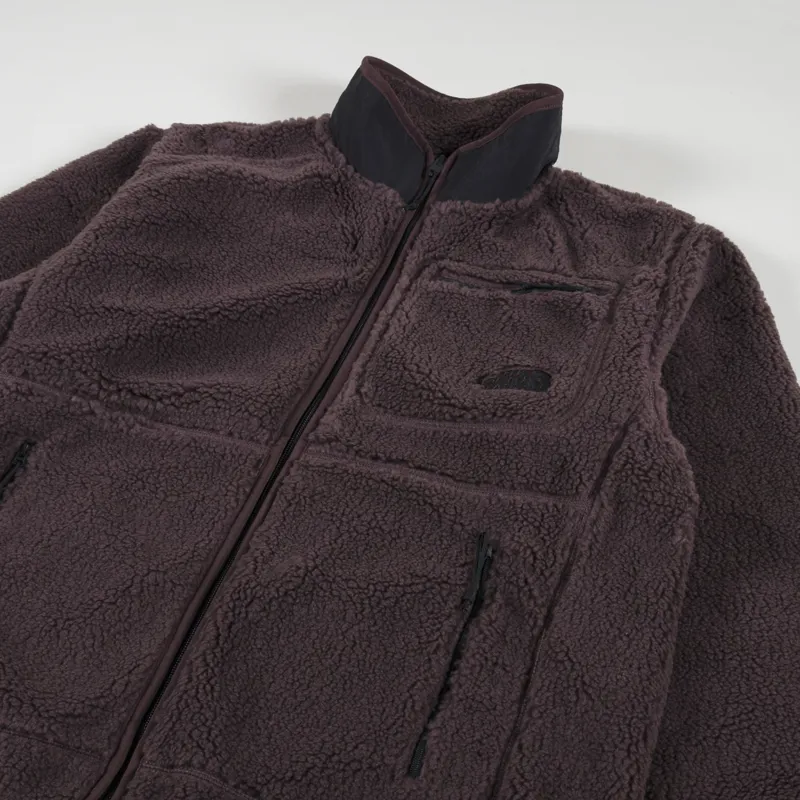 The North Face Extreme Pile Full Zip Jacket Coal Brown-3