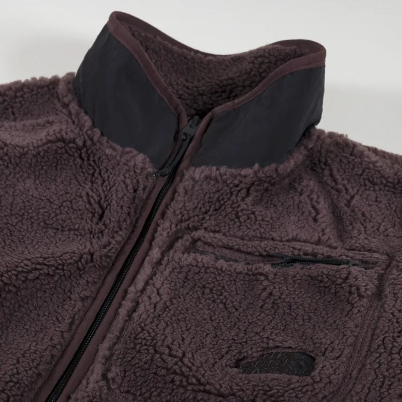 The North Face Extreme Pile Full Zip Jacket Coal Brown-6