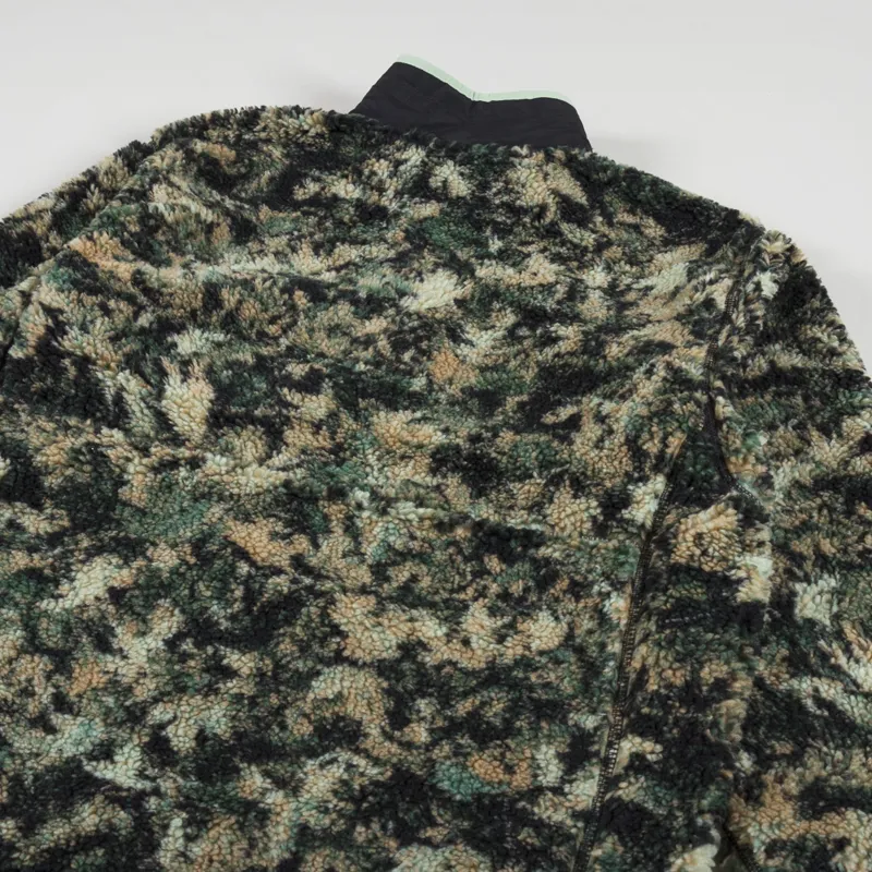 The North Face Extreme Pile Full Zip Fleece Jacket Misty Sage Fallen Leaves-5