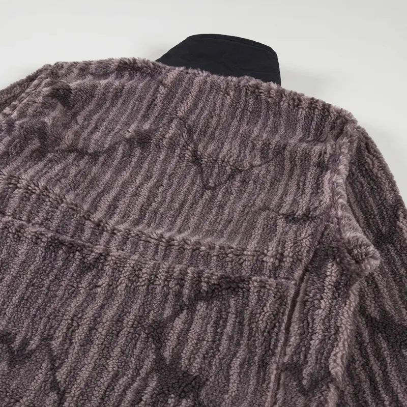 The North Face Extreme Pile Pullover Fawn Grey Engraved Mountain Print-3