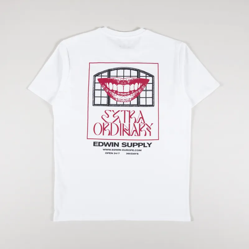 Edwin Extra Ordinary T Shirt White