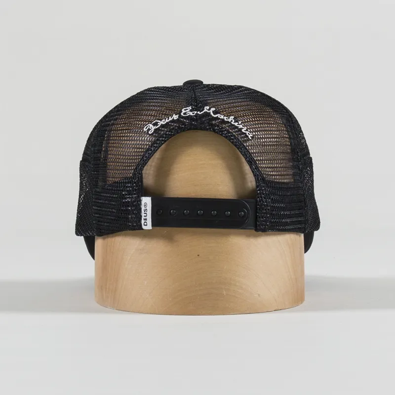 Deus Ex Machina Extrmity Trucker Cap Black-3