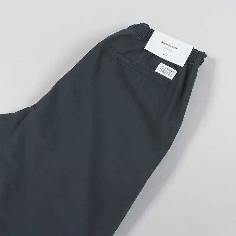 Norse Projects Ezra Light Twill Pants Slate Grey-4