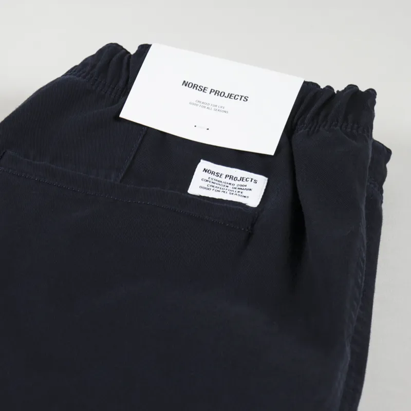 Norse Projects Ezra Light Stretch Pants Dark Navy-4