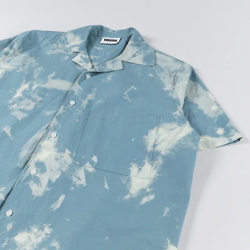 WAWWA Ezra Shirt Sky Camo Blue-2
