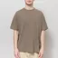 Foret Park Loose Fit T Shirt Stone Grey
