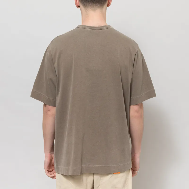 Foret Park Loose Fit T Shirt Stone Grey-2