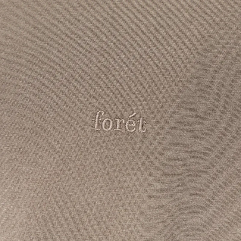 Foret Park Loose Fit T Shirt Stone Grey-5