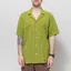 Foret Peer Jacquard Stripe Shirt Moss