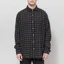 Foret Scout Loose Weave Check Shirt Black