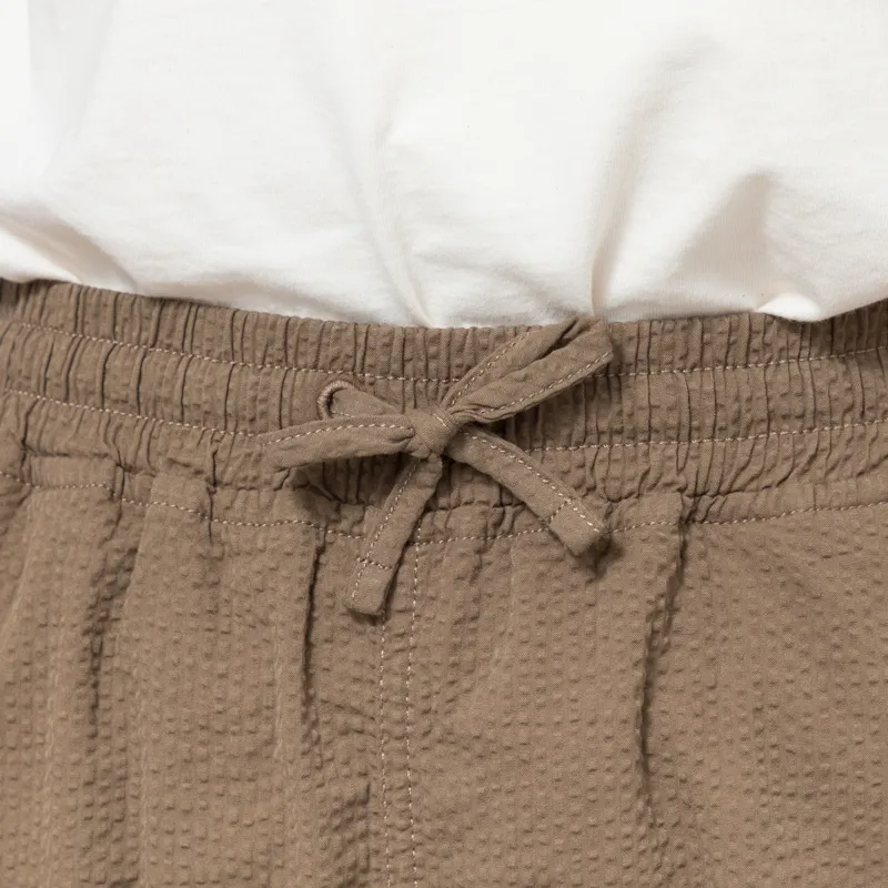 Foret Hush Seersucker Shorts Stone-5