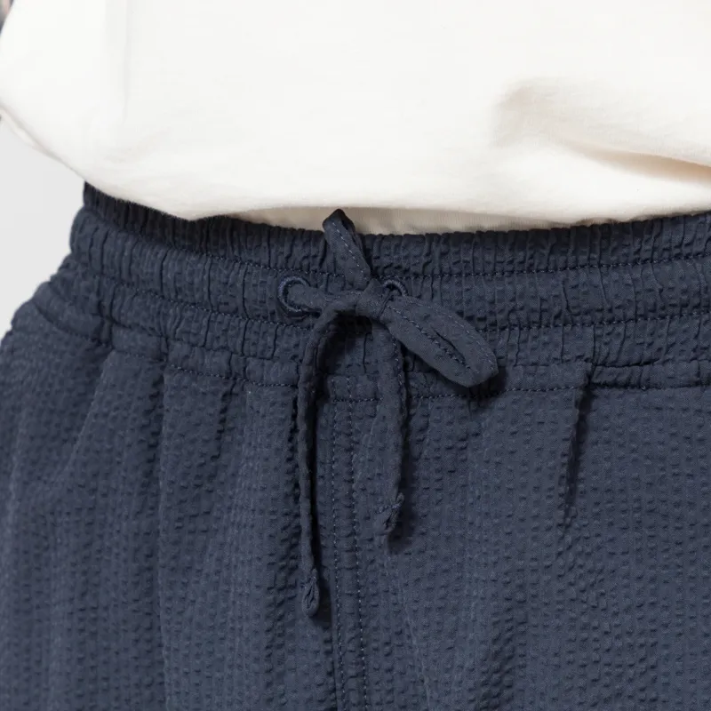 Foret Hush Seersucker Shorts Navy-3
