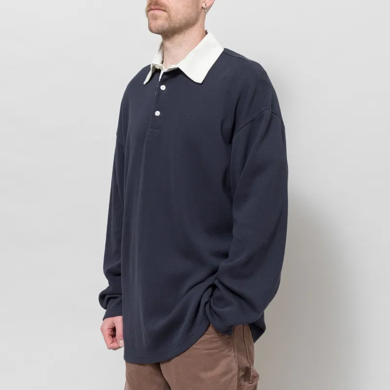 Foret Match Rugby Structured Sweatshirt Navy-1