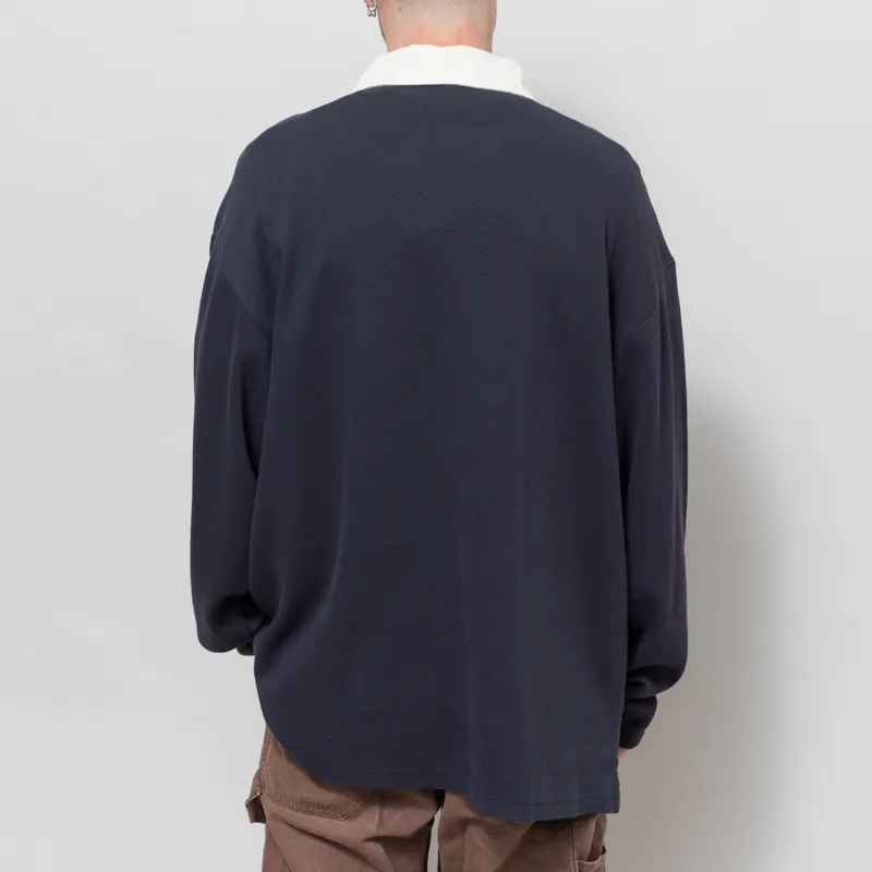 Foret Match Rugby Structured Sweatshirt Navy-3