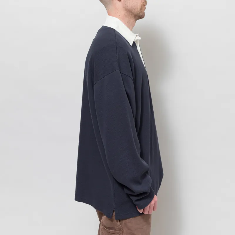 Foret Match Rugby Structured Sweatshirt Navy-4