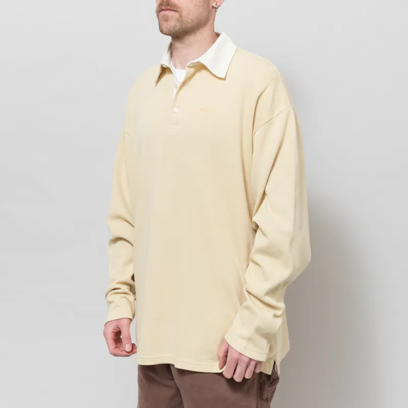 Foret Match Rugby Structured Sweatshirt Vintage Yellow-1