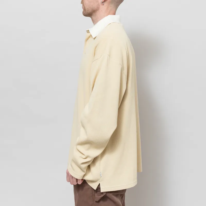 Foret Match Rugby Structured Sweatshirt Vintage Yellow-2