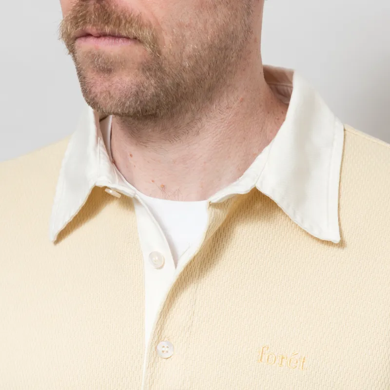 Foret Match Rugby Structured Sweatshirt Vintage Yellow-7