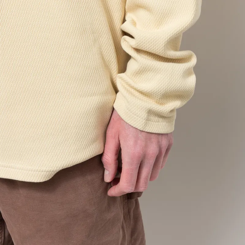 Foret Match Rugby Structured Sweatshirt Vintage Yellow-6