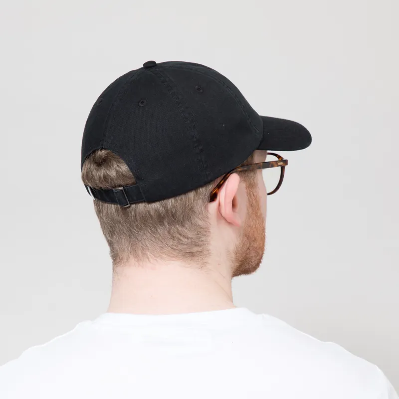 Foret Posy Washed Cap Black-2