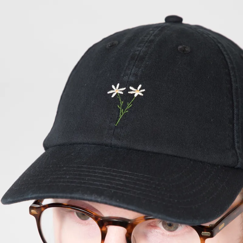 Foret Posy Washed Cap Black-3