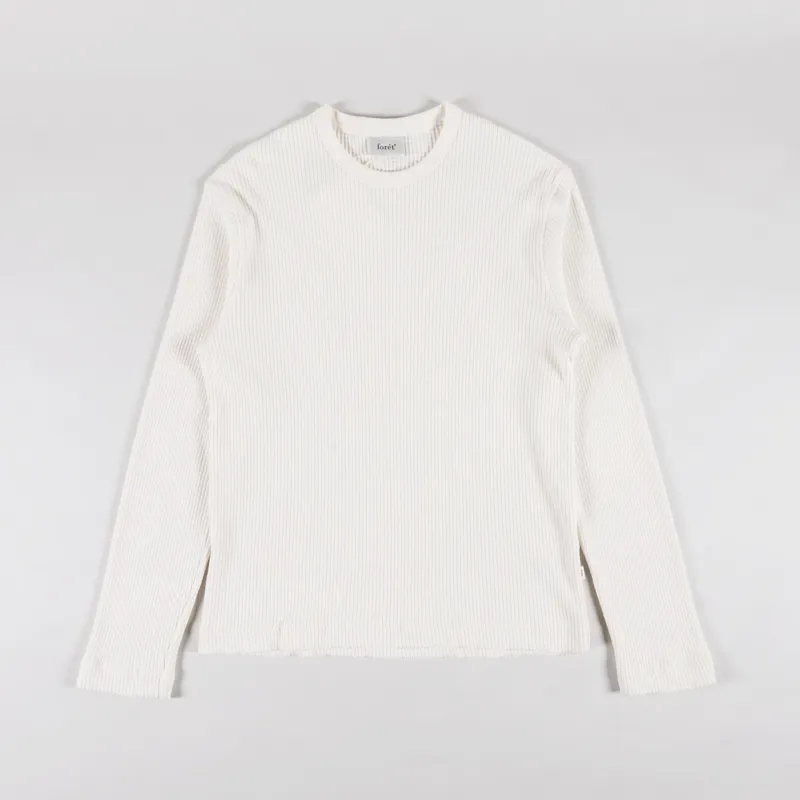 Foret Rib Long Sleeve T Shirt Cloud