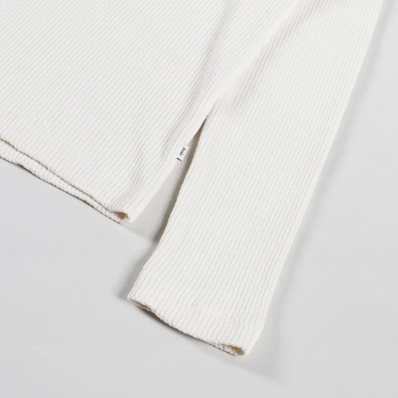 Foret Rib Long Sleeve T Shirt Cloud-2