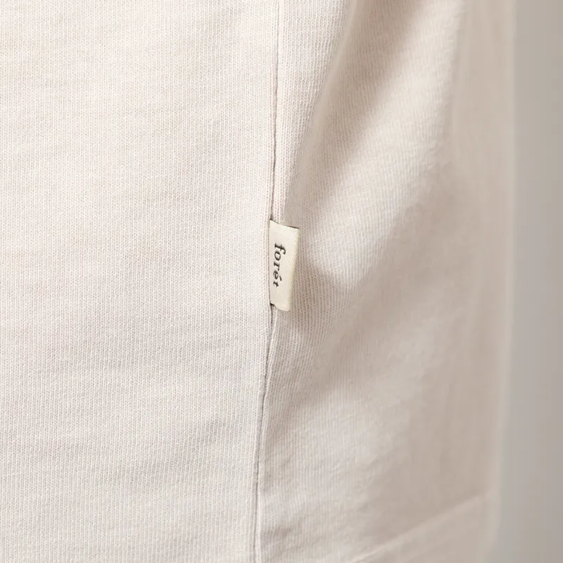 Foret Oak Pigment Dye T Shirt Oat-6