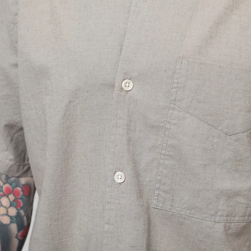 Foret Salt Cotton Linen Shirt Sand-4