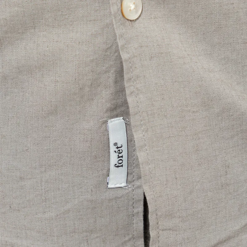 Foret Salt Cotton Linen Shirt Sand-6