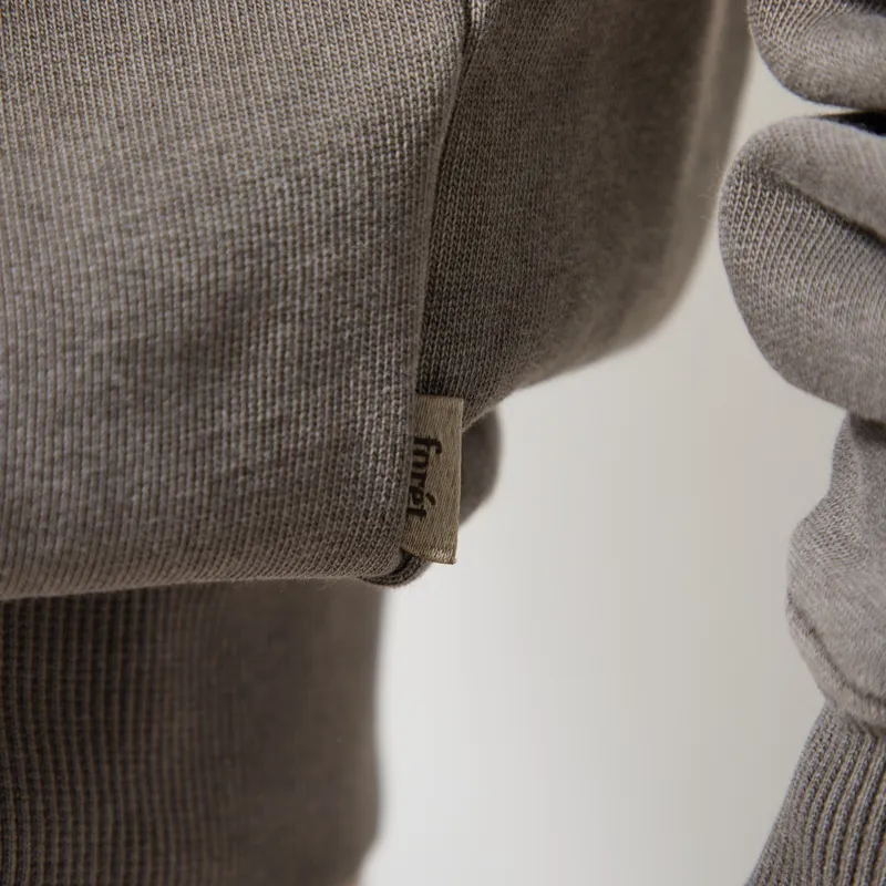 Foret Noon Pigment Dyed Zip Hoodie Wood-7