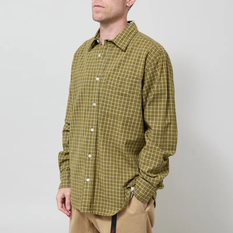 Foret Ridge Regular Fit Flannel Shirt Thyme Check-1