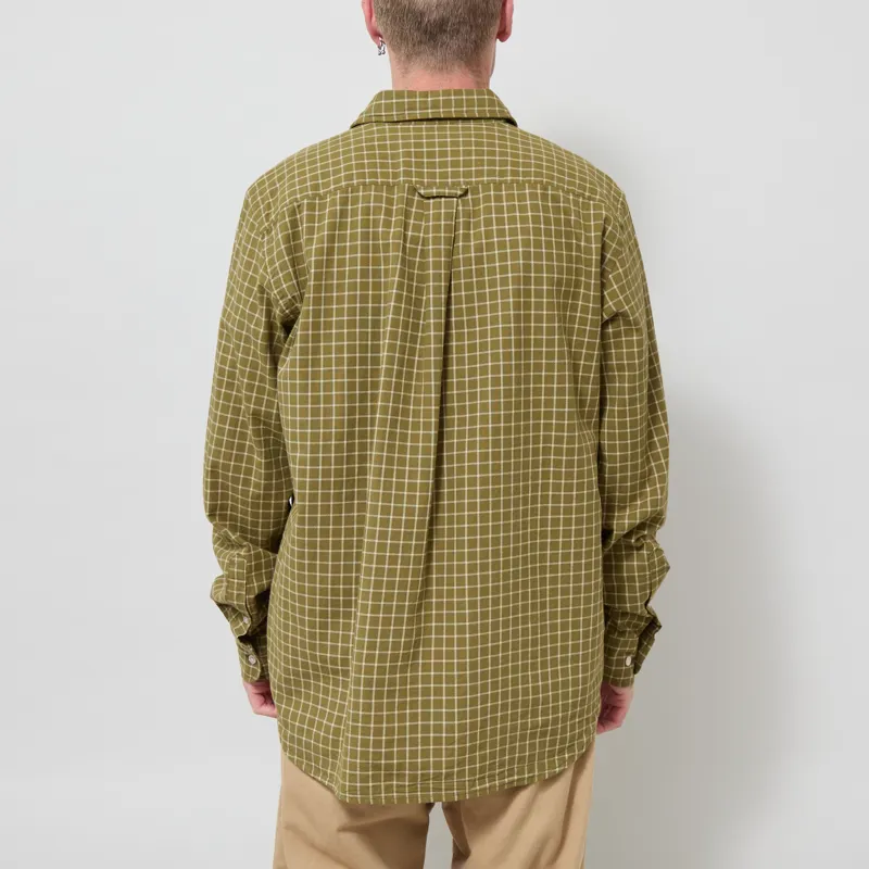Foret Ridge Regular Fit Flannel Shirt Thyme Check-2