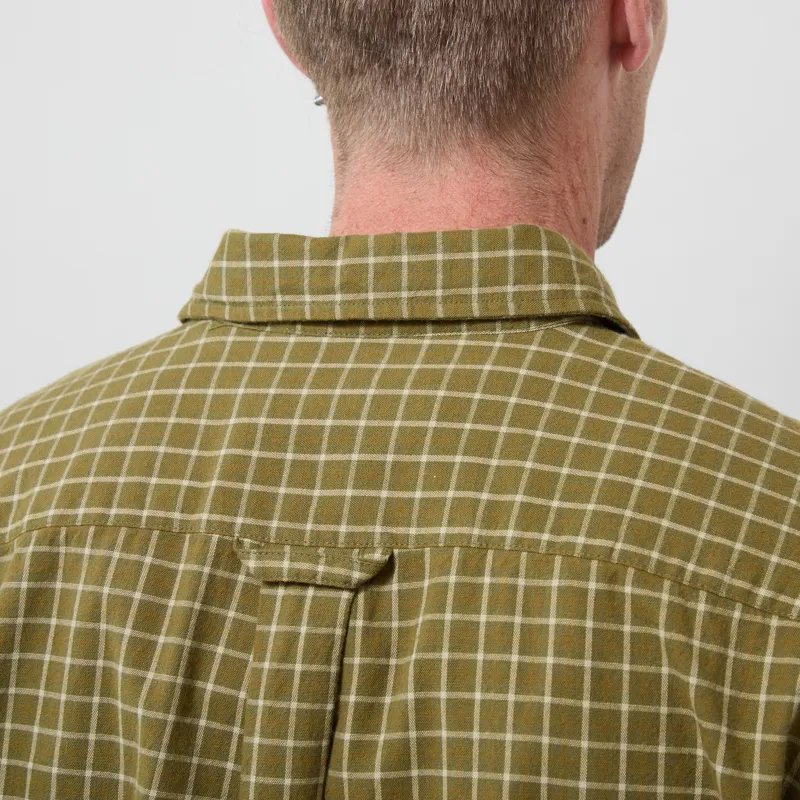 Foret Ridge Regular Fit Flannel Shirt Thyme Check-4
