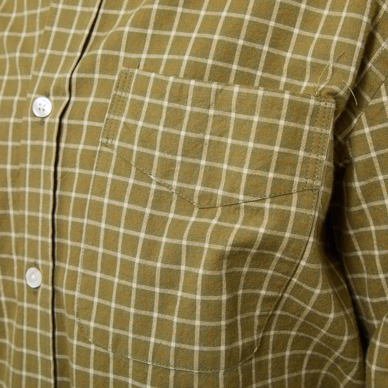 Foret Ridge Regular Fit Flannel Shirt Thyme Check-5