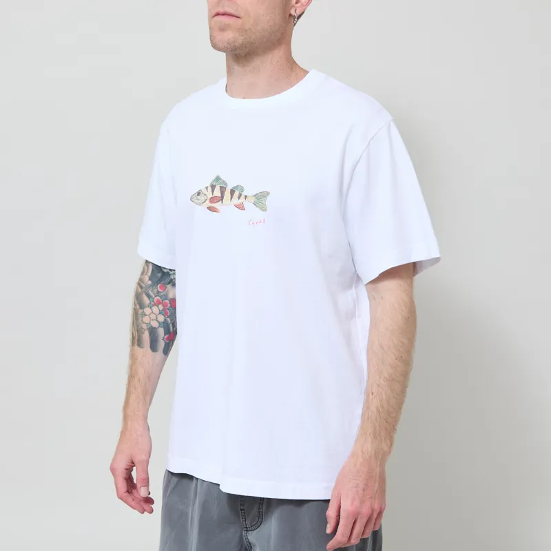 Foret Bait T Shirt White-1