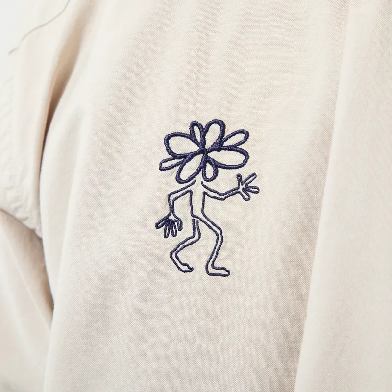 Foret Maple Embroidery Oxford Shirt Oat-10