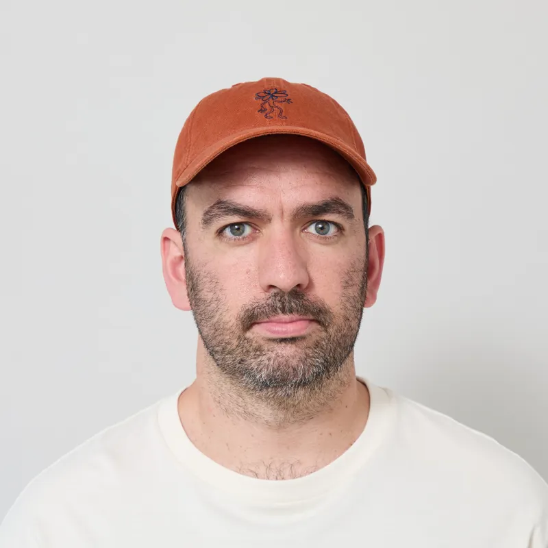 Foret Tree Washed Herringbone Cap Brown-1