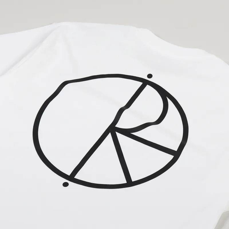 Polar Skate Co. Stroke Logo T Shirt White-2