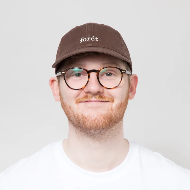 Foret Hawk Washed Cap Brown-1