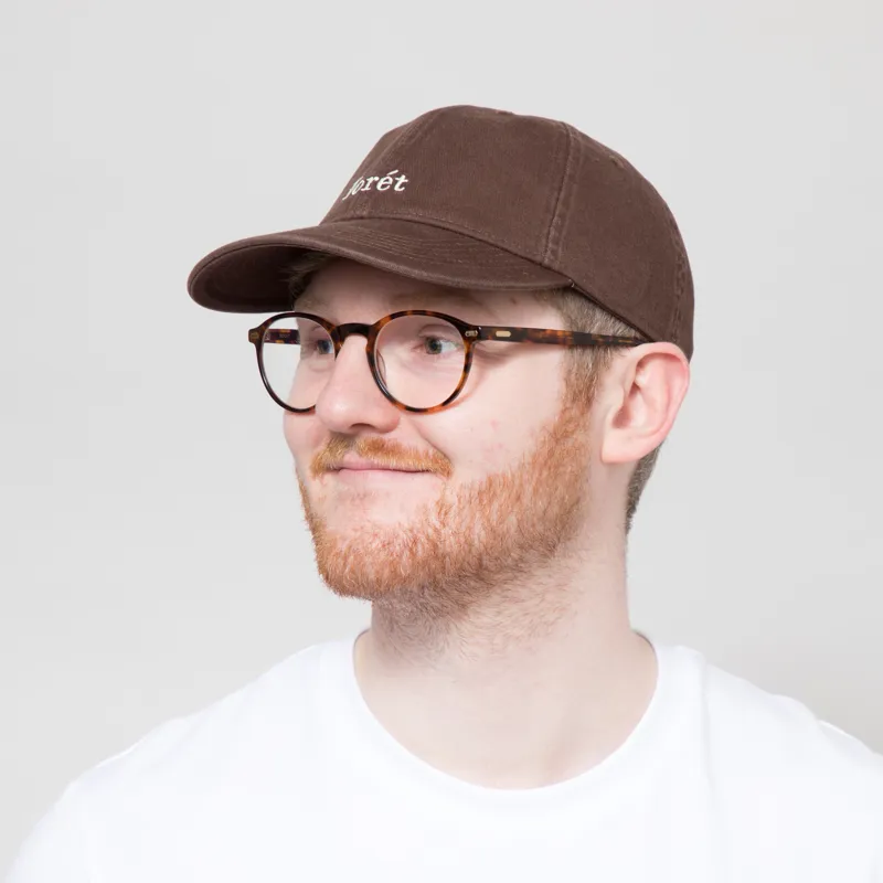 Foret Hawk Washed Cap Brown