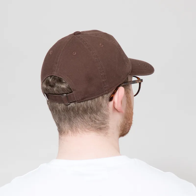 Foret Hawk Washed Cap Brown-2
