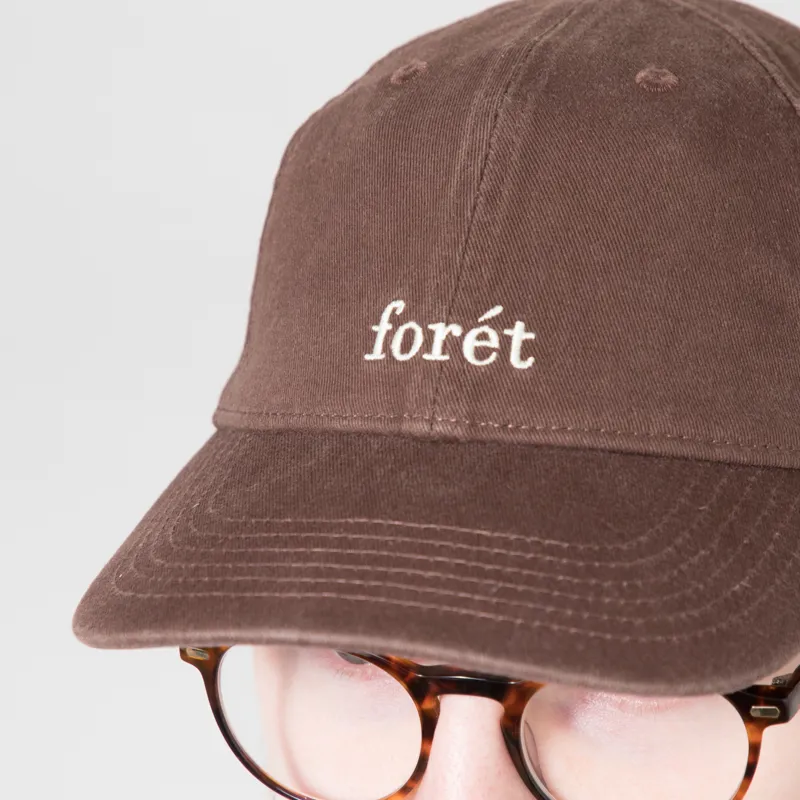 Foret Hawk Washed Cap Brown-3